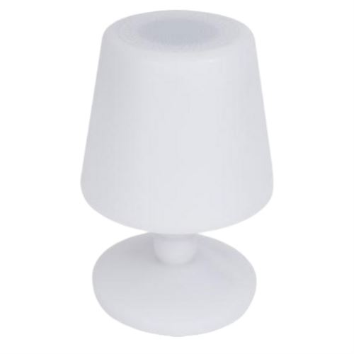 Enceinte lumineuse Bluetooth Colorblock Pearl blanche