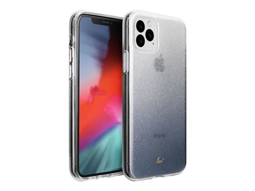 Laut OMBRE SPARKLE - Achterzijde behuizing voor mobiele telefoon - polycarbonaat, thermoplastic polyurethaan (TPU) - zwart - voor Apple iPhone 11 Pro Max