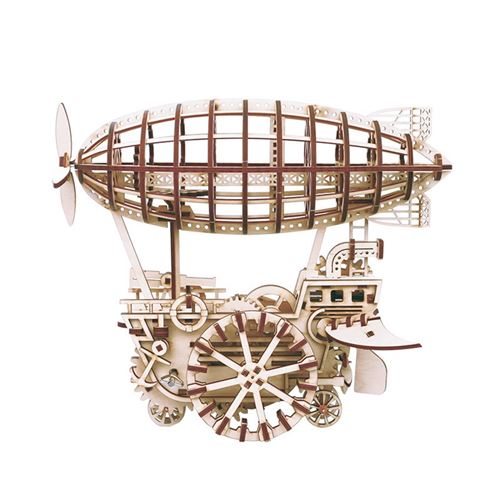 Puzzle DIY Creative 3D En Bois Jeu Assemblage Jouet Cadeau pour Enfant Adulte LK702 - Beige