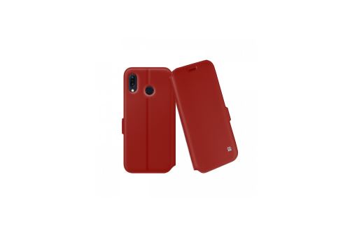 Ibroz Etui Folio Cover en Cuir rouge pour Asus ZenFone Max M1 ZB555KL