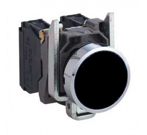 Schneider Electric Noir Bouton-Poussoir De Commande Harmony Xb4 - Affleurant - 1F - Ø22