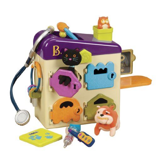 B. toys by Battat - B. Pet Vet Toy - Doctor Kit for Kids Pretend Play (8 pieces)