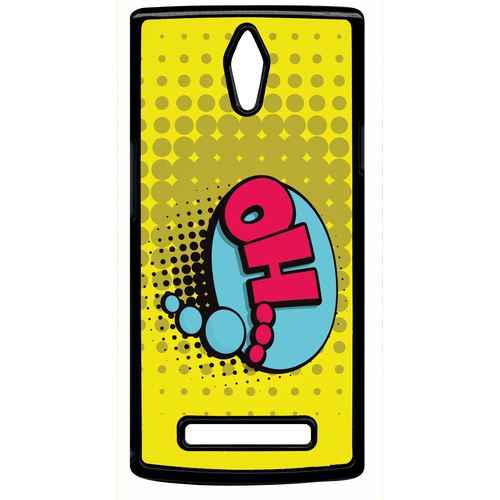 Coque Oppo Find 7 Oh Fond Jaune