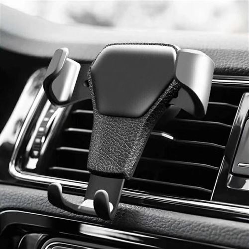 Support Voiture Gravite pour Smartphone Ventilateur Universel Adaptatif (NOIR)
