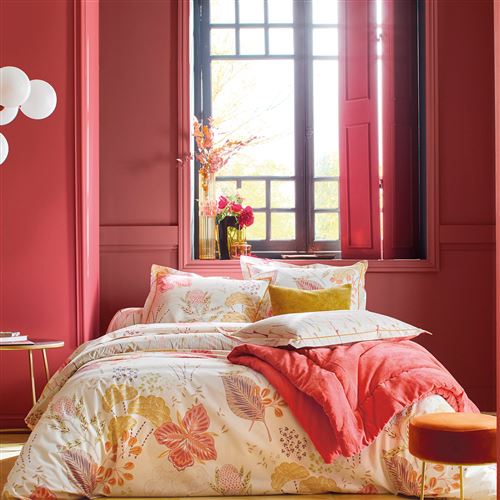 Drap percale Diva BLANC DES VOSGES, Blush - 180 x 290 cm
