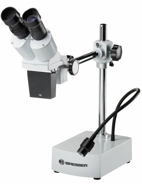 Bresser microscope Biorit ICD CS 5x-20x 49 cm aluminium blanc/noir