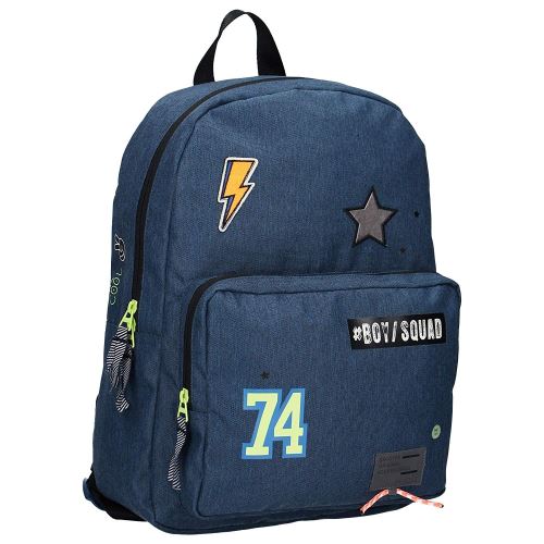 Skooter sac à dos Boy Squad 39 x 30 cm bleu