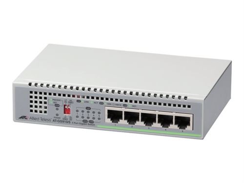 Allied Telesis CentreCOM AT-GS910/5 - commutateur - 5 ports