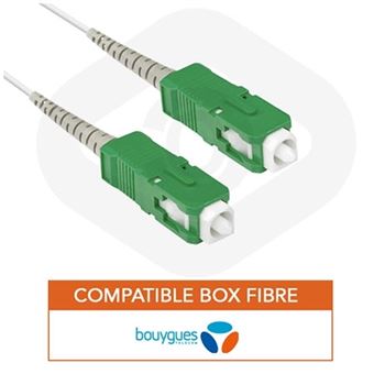 Câble Fibre Optique Bbox Bouygues - FOLAN - 10m - Câbles réseau - Achat &  prix