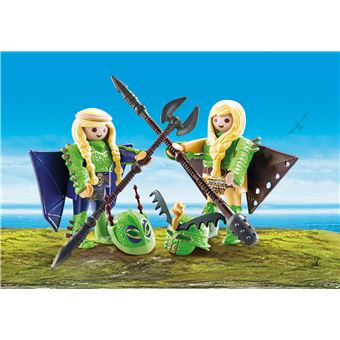 Playmobil Dragons 70042 Kranedur et Kognedur en combinaison de vol