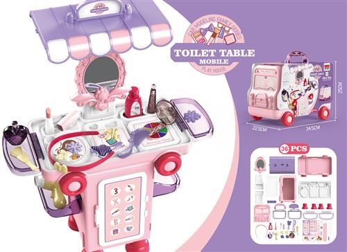 Maquillage 36 PCS Pour Les Enfants - Camion Rose