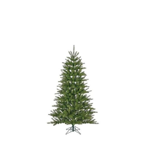 Sapin de Noël Caroline - PVC - H 155 x ~ 76 cm - 472 branches - Vert