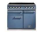 Falcon 1000 Deluxe - Cuisinière (four à deux étages) - pose libre - largeur : 99 cm - profondeur : 60 cm - hauteur : 91.2 cm - classe A - bleu chinois