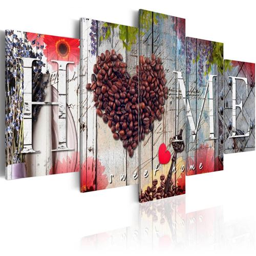 Artgeist - Tableau - Coffee heart 200x100