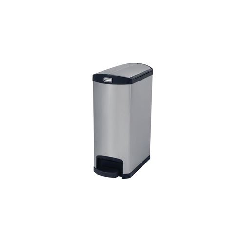 Poubelle 50 Litres pdale latrale - Slim Jim, inox