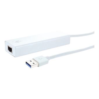 Adaptateur USB Mobility Lab avec adaptateur USB Ethernet Blanc