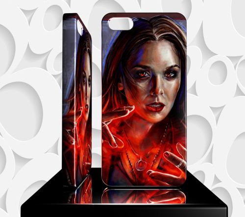 Coque Design Iphone 5S AVENGERS La Sorcière Rouge - Réf 106