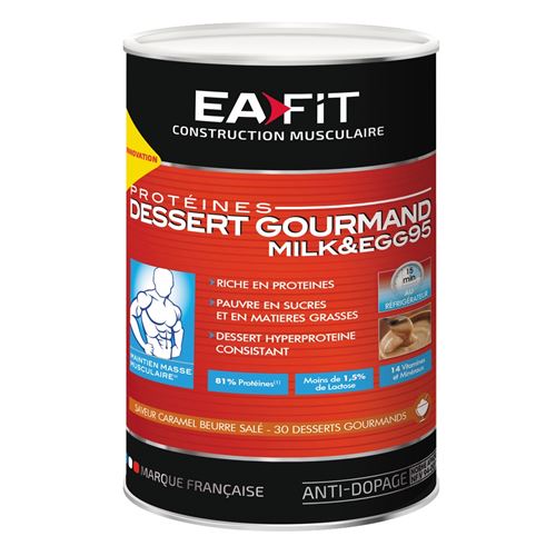 Milk & Egg Dessert gourmand Caramel beurre salé EA Fit