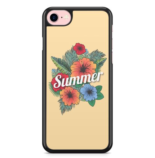 Coque Fifrelin pour iPhone 7 PLUS et iPhone 8 PLUS Summer Fleurs Flowers Tropicales