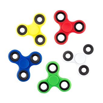 Hand spinner Fidget colorée jaune - 1