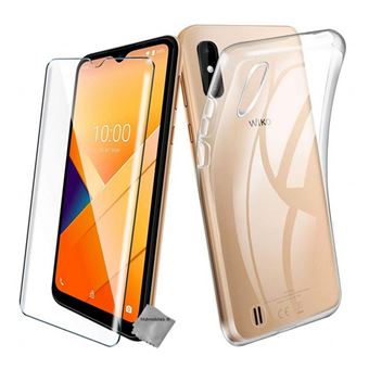 Housse Silicone Fine + Film écran Pour Wiko Y51 - Coque De Protection Gel Transparente, Neuve Htdmobiles