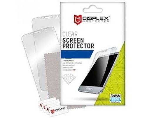 Displex 00793 Film de protection d'écran (presque 100% abdeckend) Lot de 2 Compatible avec Samsung Galaxy Note 8