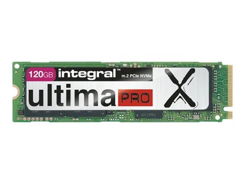 Integral UltimaPro X - SSD - 120 Go - interne - M.2 2280 - PCIe 3.0 x4 (NVMe)