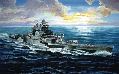 French Navy Richelieu 1943 - 1:700e - Trumpeter