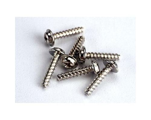 Vis btr tete plate 3x14mm (6) - traxxas