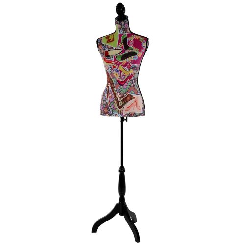 Non Communiqué Multicolore Mannequin De Couture De Tailleur Buste Torse Féminin T222 - Image 1