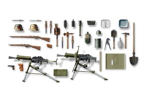 Wwi Austro-hungarian Infantry W&e - 1:35e - Icm