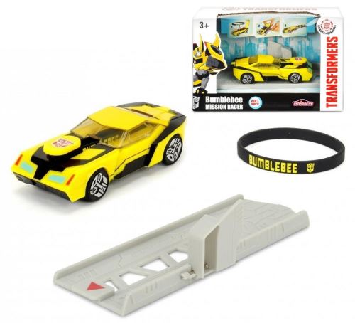 1 Transformers Vehicule Avec Lanceur Bumblebee Mission Racer Jouet