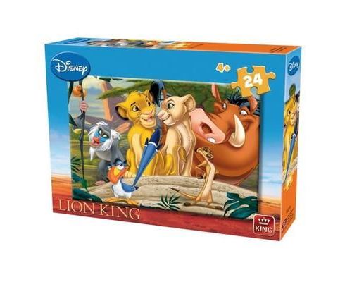 King Disney 2 Puzzles LionKing 24 pcs, Jigsaw puzzle, Dessins animés, Enfants, Disney, 3 année(s), Garçon-Fille