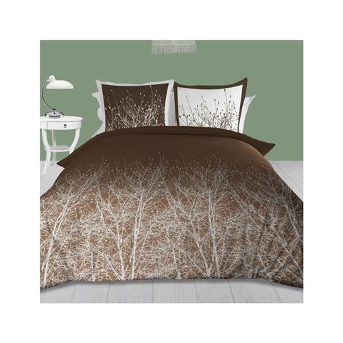 Parure housse de couette coton 57 Fils 240x220 cm FOREST automne par Soleil d'ocre