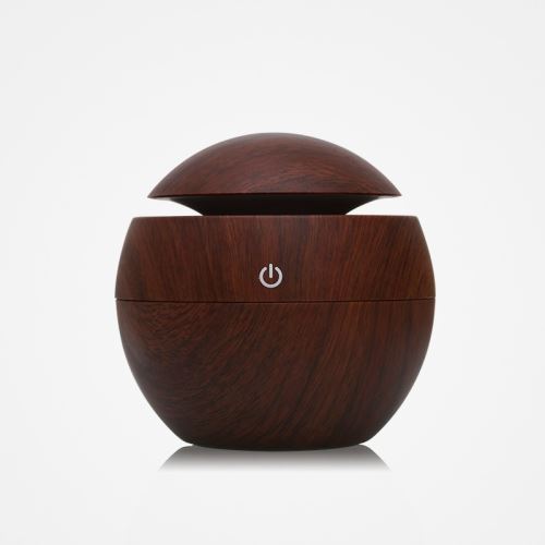 YOKULI - Diffuseur Huilles Essentielles LED Ultrasilencieux Connecté - Marron