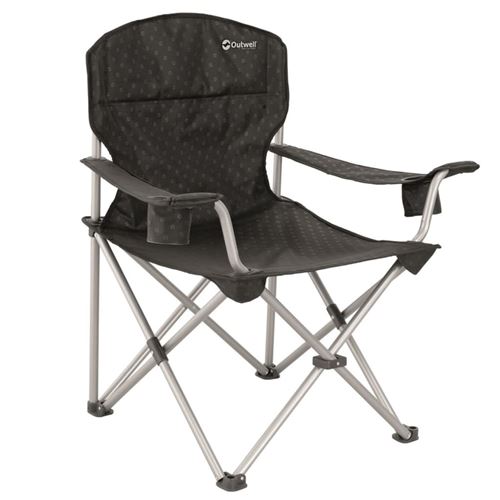 Outwell Chaise de camping pliable Catamarca XL 90 x 62 x 96 cm Noir