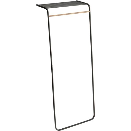 Yamazaki - Porte-manteau tour inclinée avec étagère