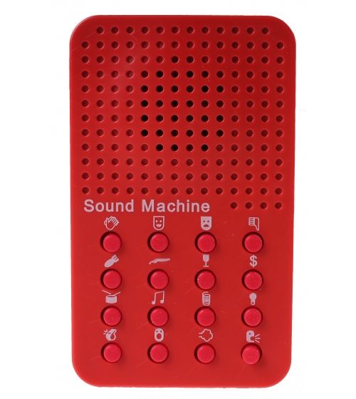 Machine rouge son 6 x 10 cm