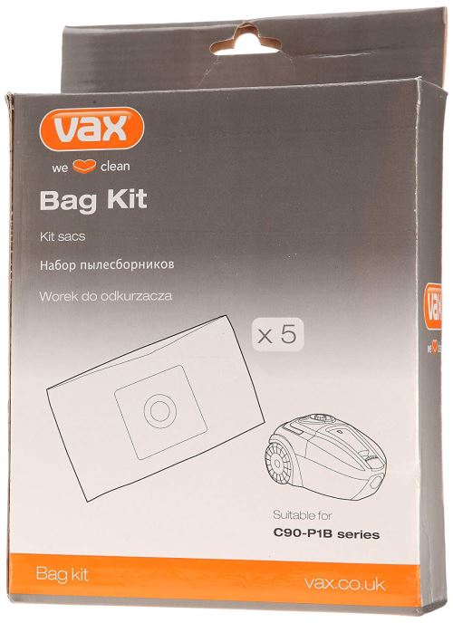 kit de 5 sacs Hepa Aspirateur 1-9-130400-00 VAX - 325040