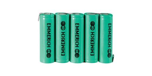 Pack d'accus 5x R6 (AA) NiMH Emmerich 255057 6 V 1500 mAh