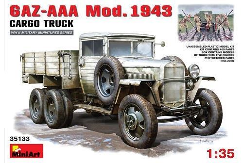 Mini Art - Gaz-aaa Mod. 1943 Cargo Truck - Maquette 1:35 - Image 2