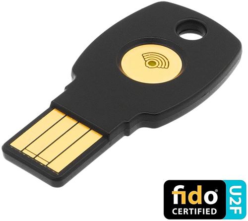 ChipNet FIDO U2 F – Clé de sécurité USB NFC et JavaCard, Couleur Anthracite  - Clé USB - Achat & prix