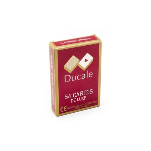 DUCALE DE LUXE – Dos Odéon – jeu de 54 cartes cartonnées plastifiées
