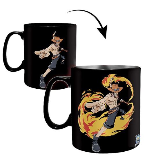 Tasse thermosensible One Piece - Luffy & Ace
