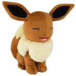 Tomy Eevee Evolutions 8 Inch Plush - Eevee - Eyes Closed Smiling Exclusive
