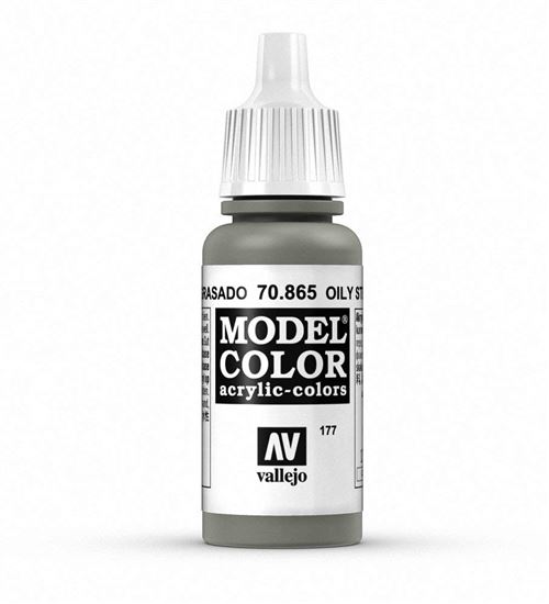 Vallejo Peinture acrylique pour modélisme 17 ml Metallic Oily Steel