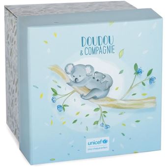 Pantin Koala Doudou et Compagnie Attache sucette Unicef