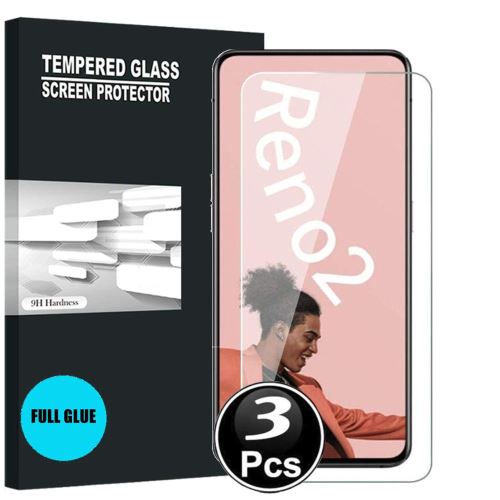 Oppo Reno2 Z Vitre protection d'ecran en verre trempé incassable lot de [X3] Glass