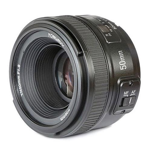 YONGNUO - Objectif Nikon YN50 mm - pour Appareil Photo avec Réflexe numérique (58 mm f/1.8 AF/MF) - Noir