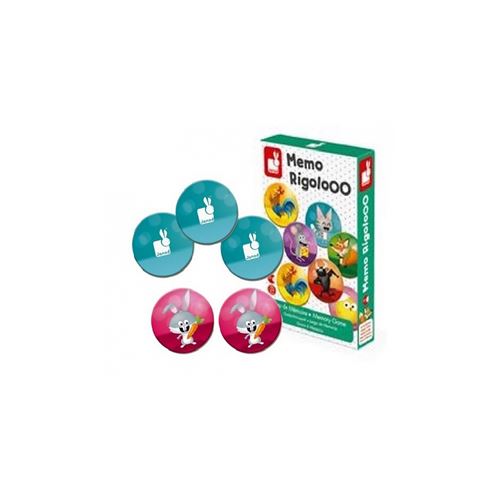 Janod Jeu De Memoire Memo Rigolooo